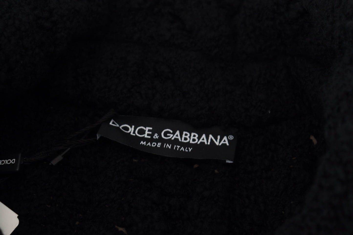 Dolce & Gabbana Elegante Zwarte Wol-Kasjmier Cardigan Trui