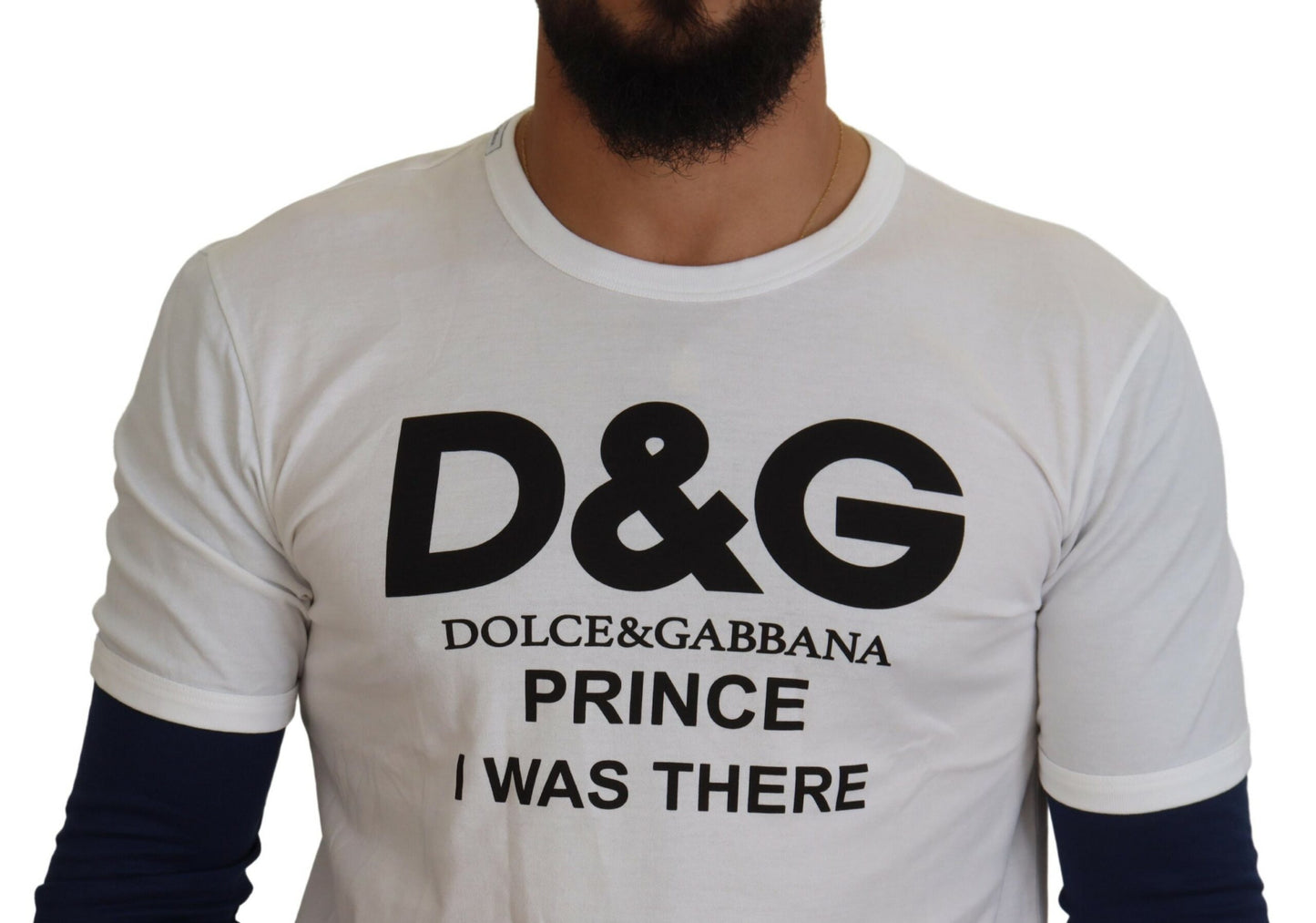 Dolce & Gabbana Elegante Witte Katoenen Pullover Trui