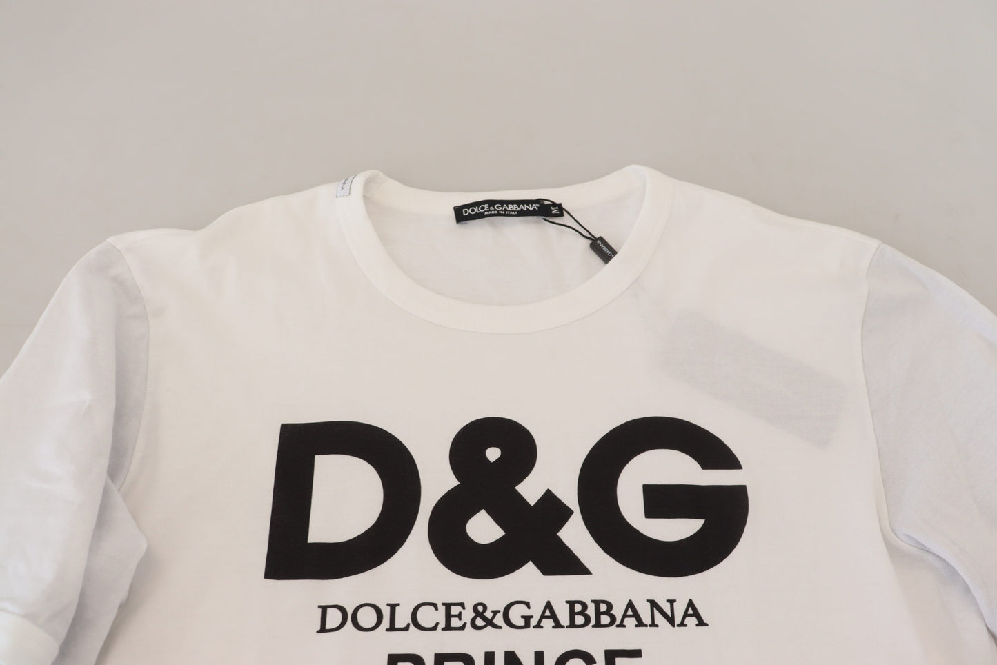 Dolce & Gabbana Elegante Witte Katoenen Pullover Trui