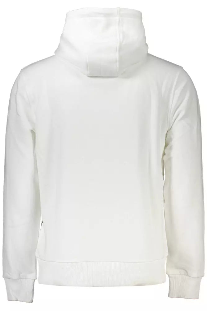 Cavalli Class Witte Katoenen Heren Sweatshirt