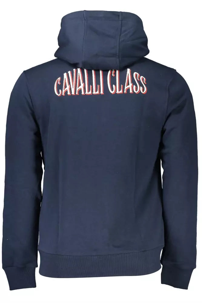 Cavalli Class Blauwe Katoenen Herentrui