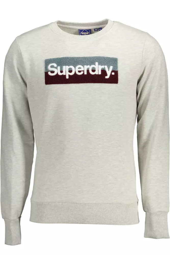 Superdry Grijze Katoenen Herentrui