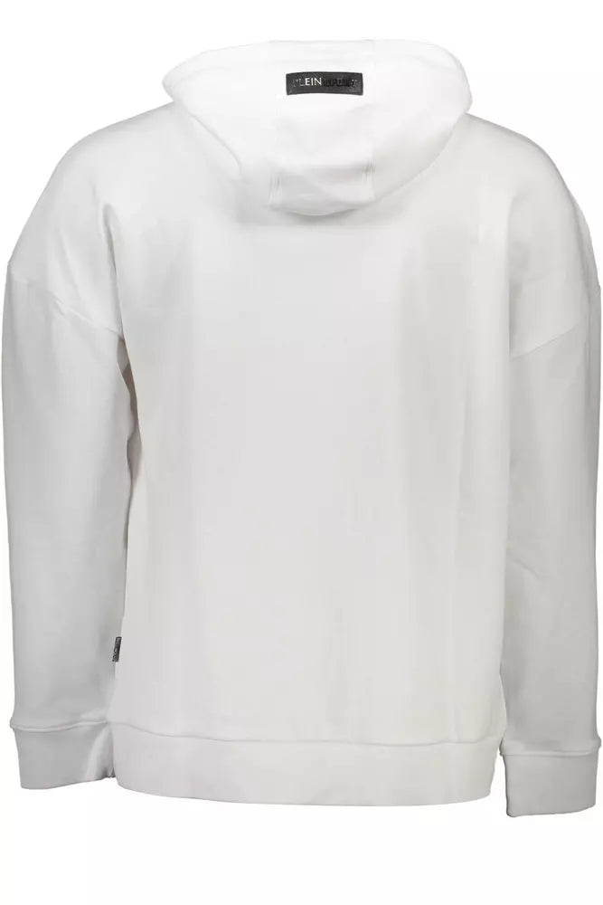 Plein Sport Wit Katoenen Heren Sweatshirt