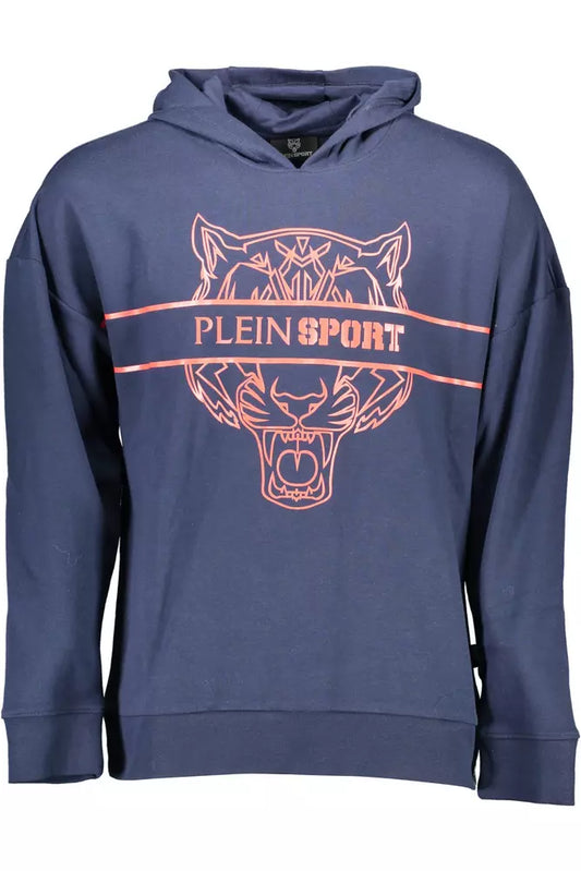 Plein Sport Blauwe Katoenen Herentrui