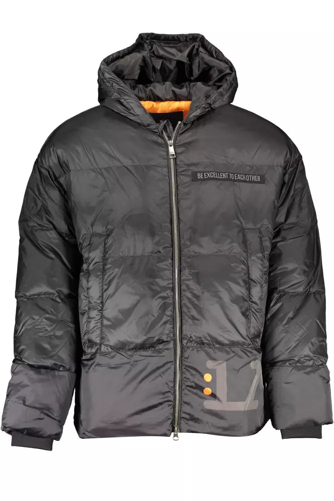 La Martina Black Feather Men Jacket