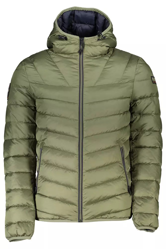 Napapijri Green Polyamide Men Jacket