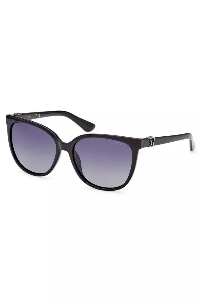 Guess Jeans Black Injected Unisex Sunglass