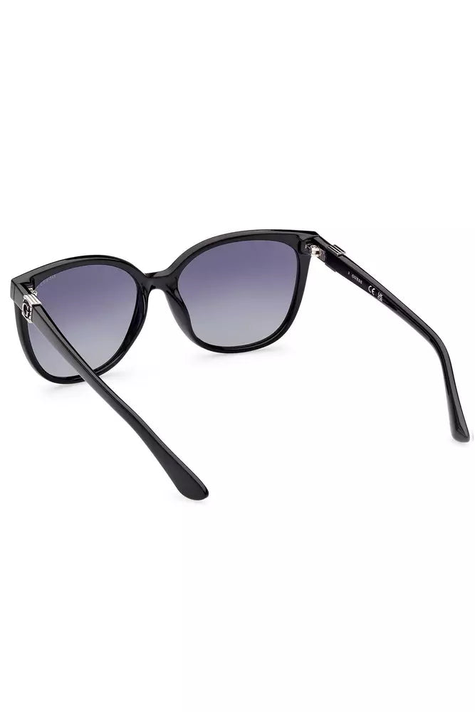 Guess Jeans Black Injected Unisex Sunglass