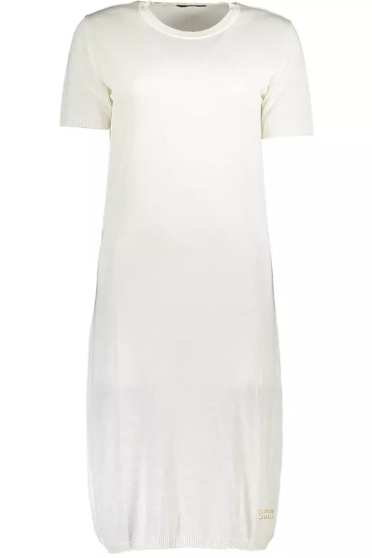 Cavalli Class White Viscose Women Dress