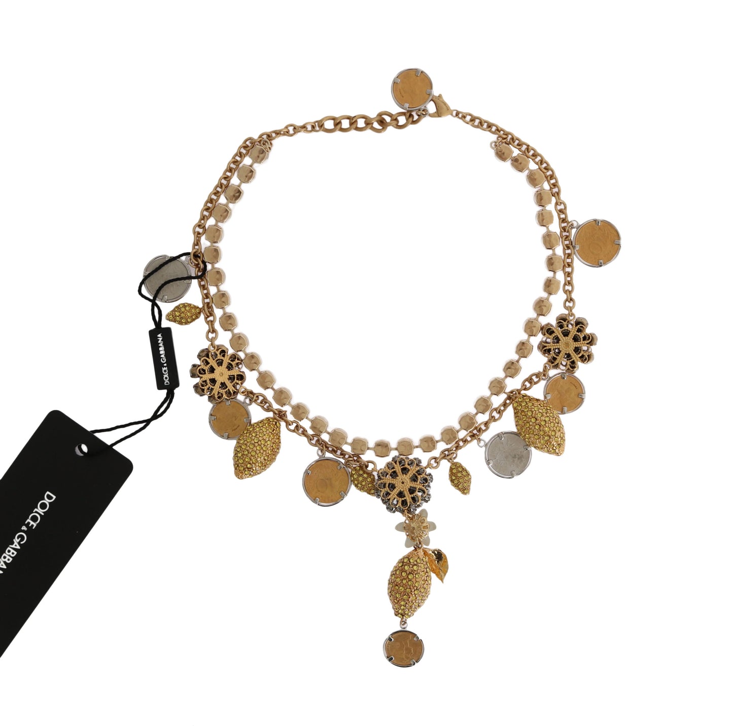 Dolce & Gabbana Elegante vergulde statement ketting