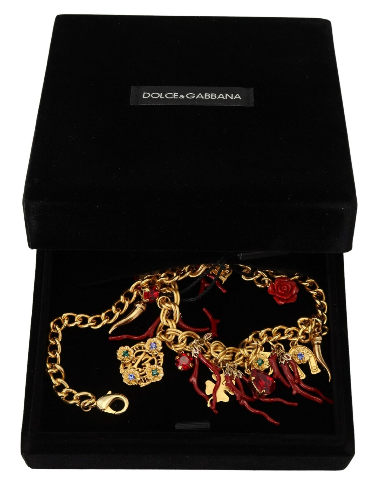 Dolce & Gabbana Opulent Multicolor Crystal Statement Ketting