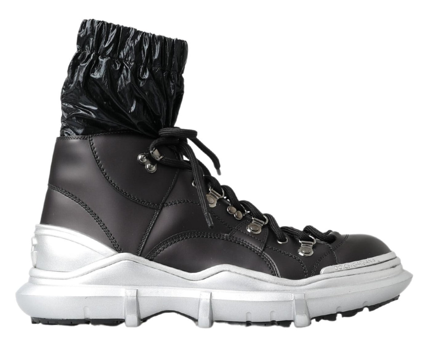 Dolce & Gabbana Zwarte High Top Sneaker Bootie