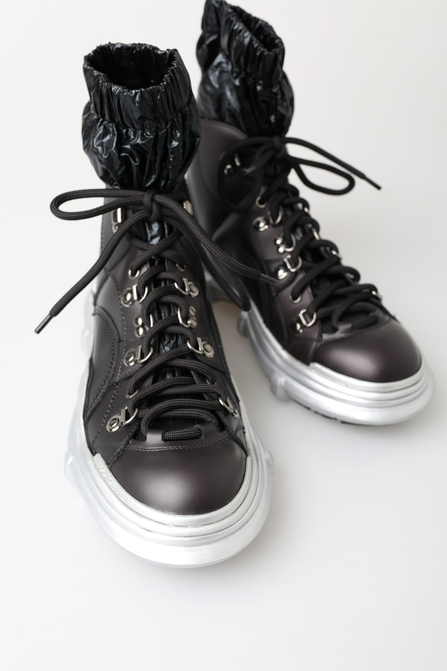 Dolce & Gabbana Zwarte High Top Sneaker Bootie