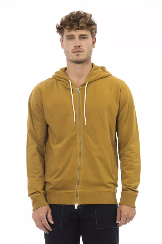 Alpha Studio Bruin Katoenen Heren Sweatshirt