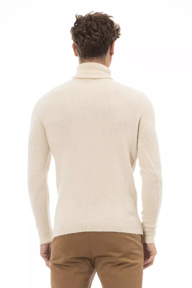 Alpha Studio Beige Alpaca Heren Trui