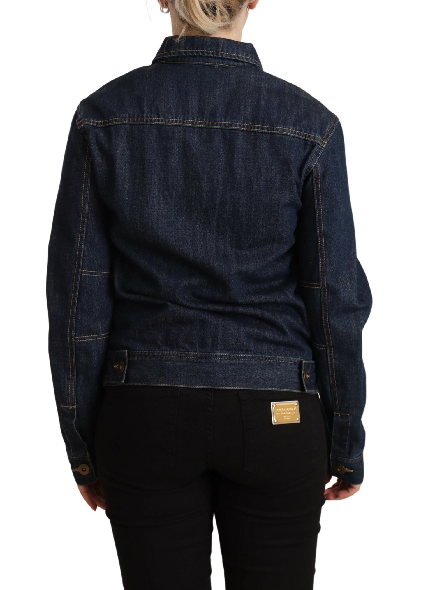 Master Coat Chic Dark Blue Denim Jacket