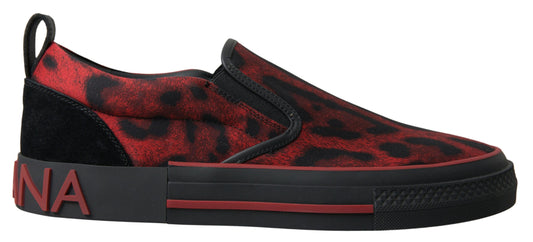 Dolce & Gabbana Chic Luipaard Print Loafers Sneakers