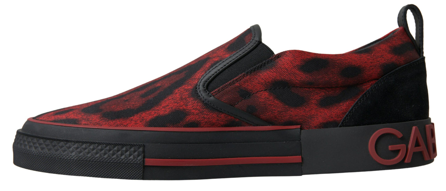 Dolce & Gabbana Chic Luipaard Print Loafers Sneakers