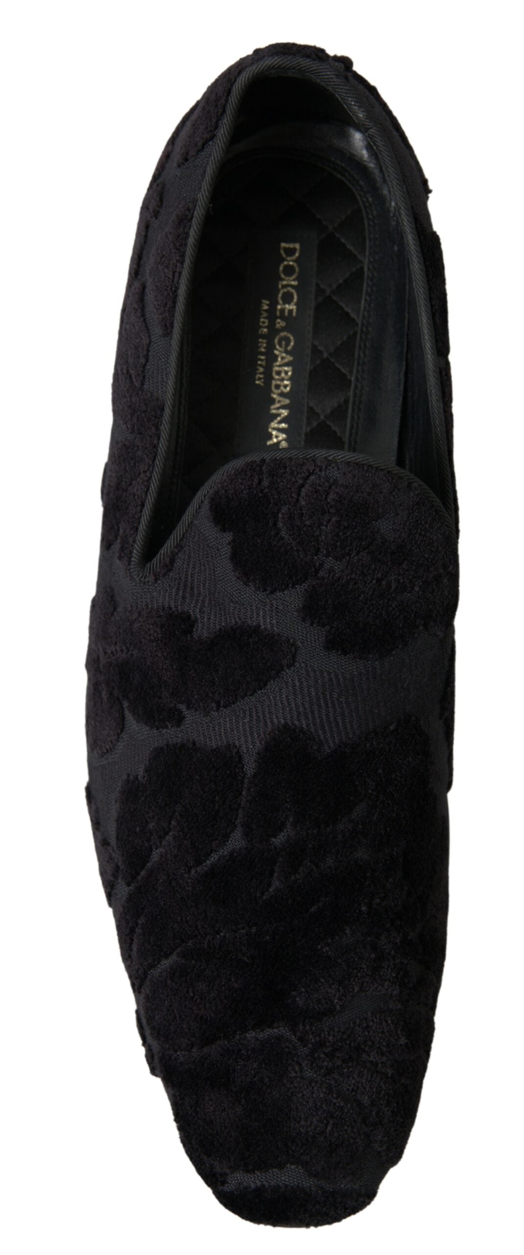 Dolce & Gabbana Exquisite Zwarte Vintage Loafers voor Heren