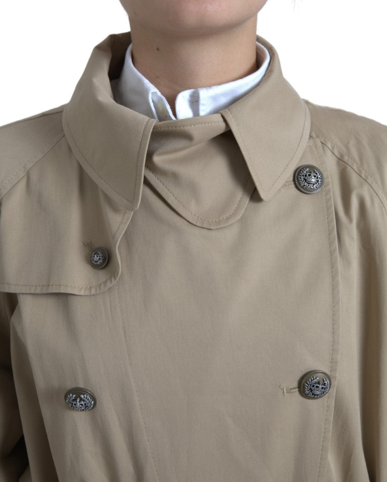 Dolce & Gabbana Elegante Double Breasted Trenchcoat