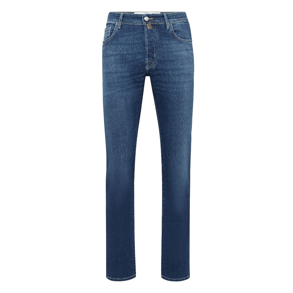 Jacob Cohen Slim Fit Blauwe Bard Stretch Jeans