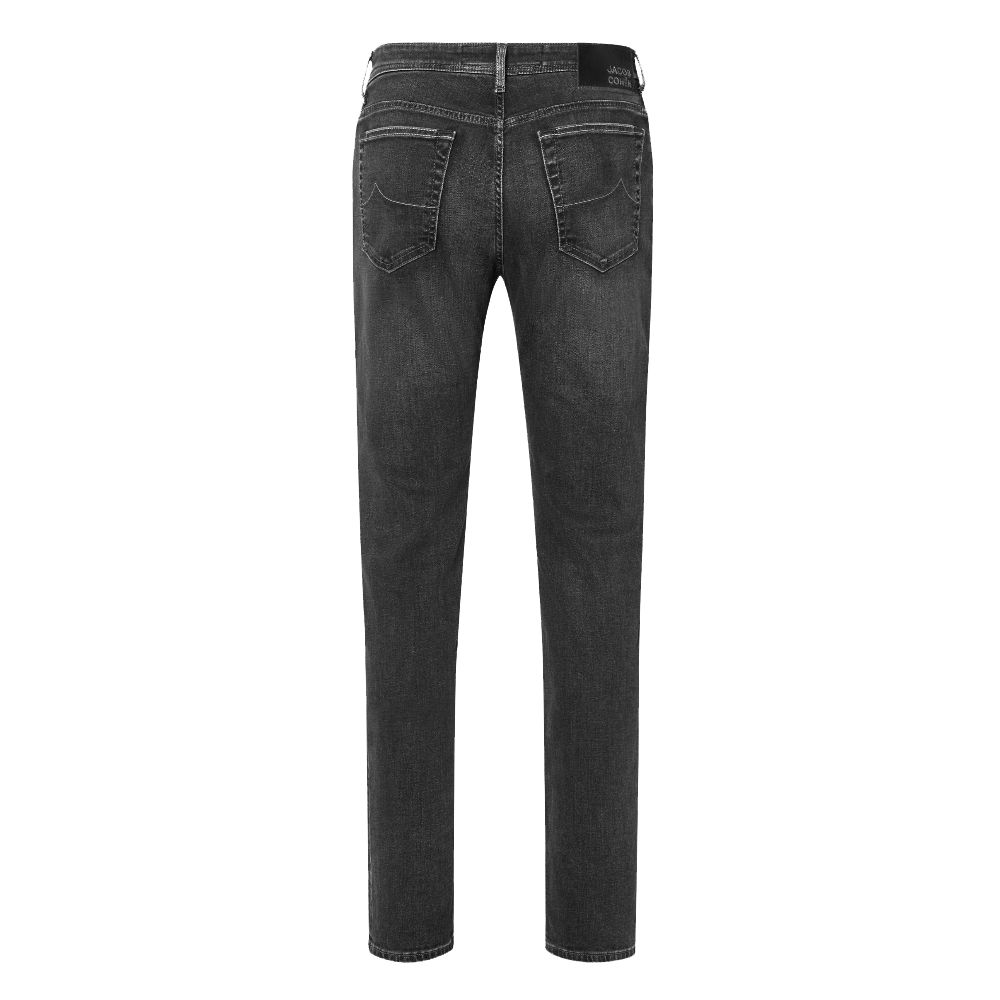 Jacob Cohen Elegante Slim Fit Zwarte Stretch Jeans