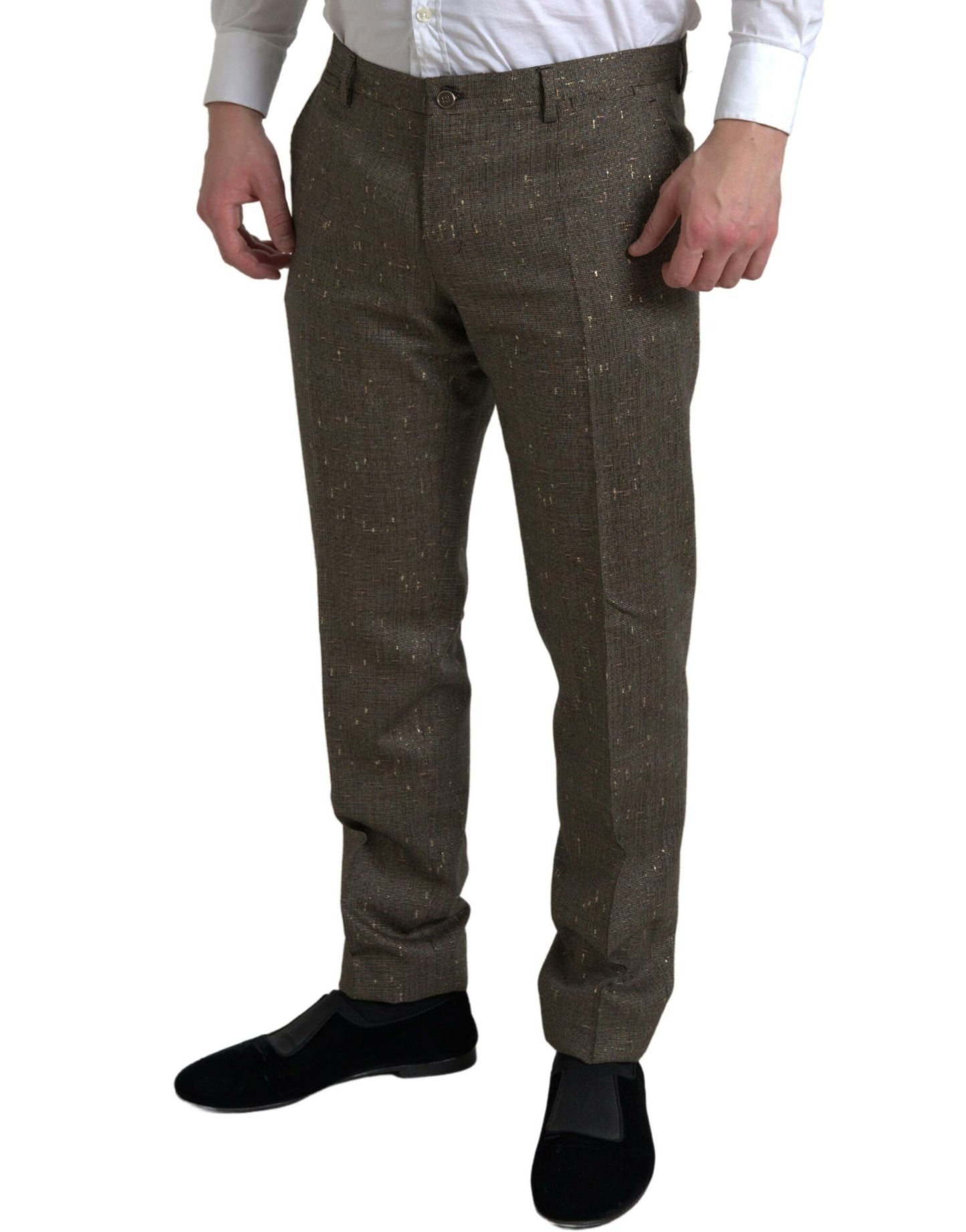 Dolce & Gabbana Elegante Skinny Wol Chino Broek