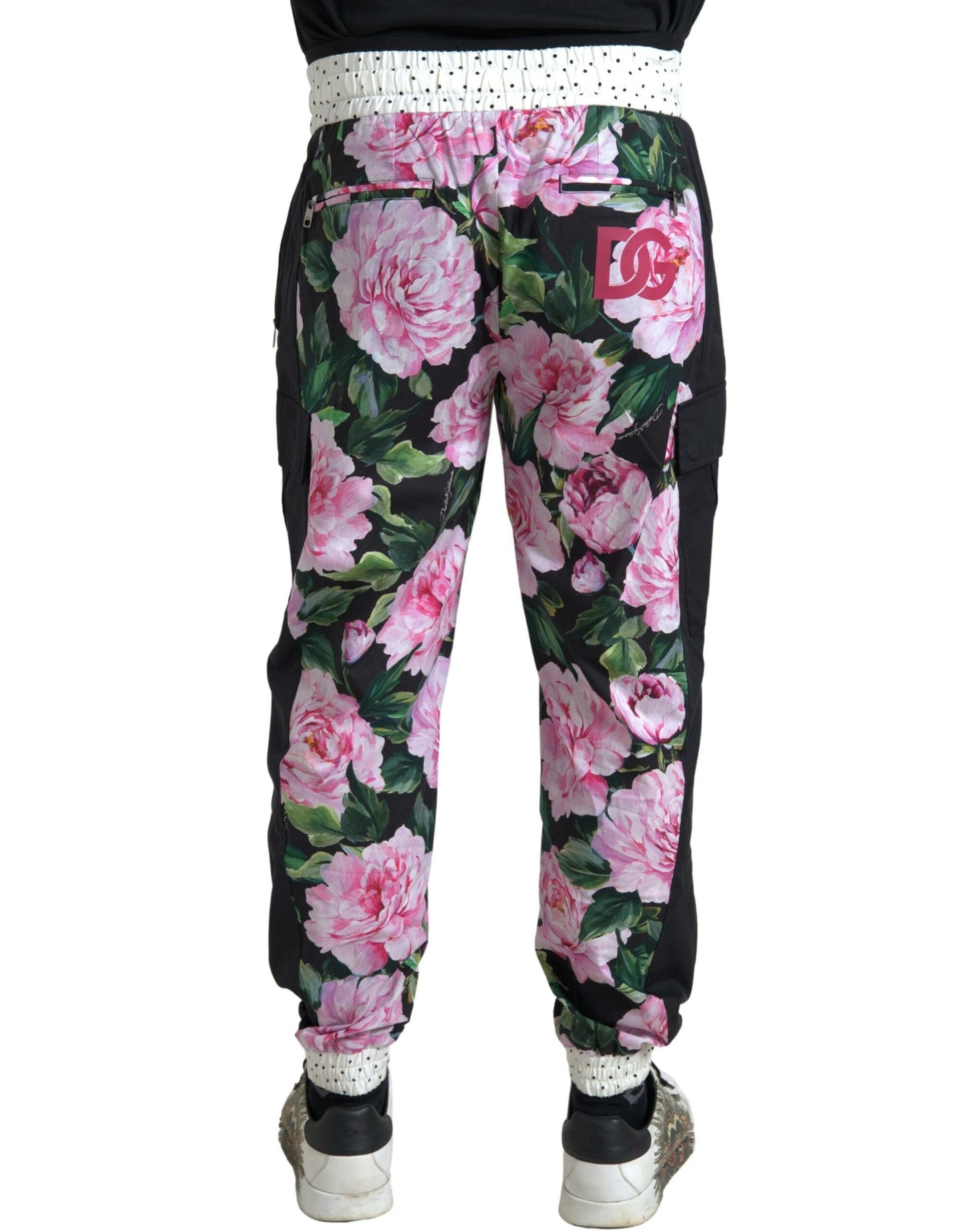 Dolce & Gabbana Elegante Multicolor Katoenen Joggingbroek