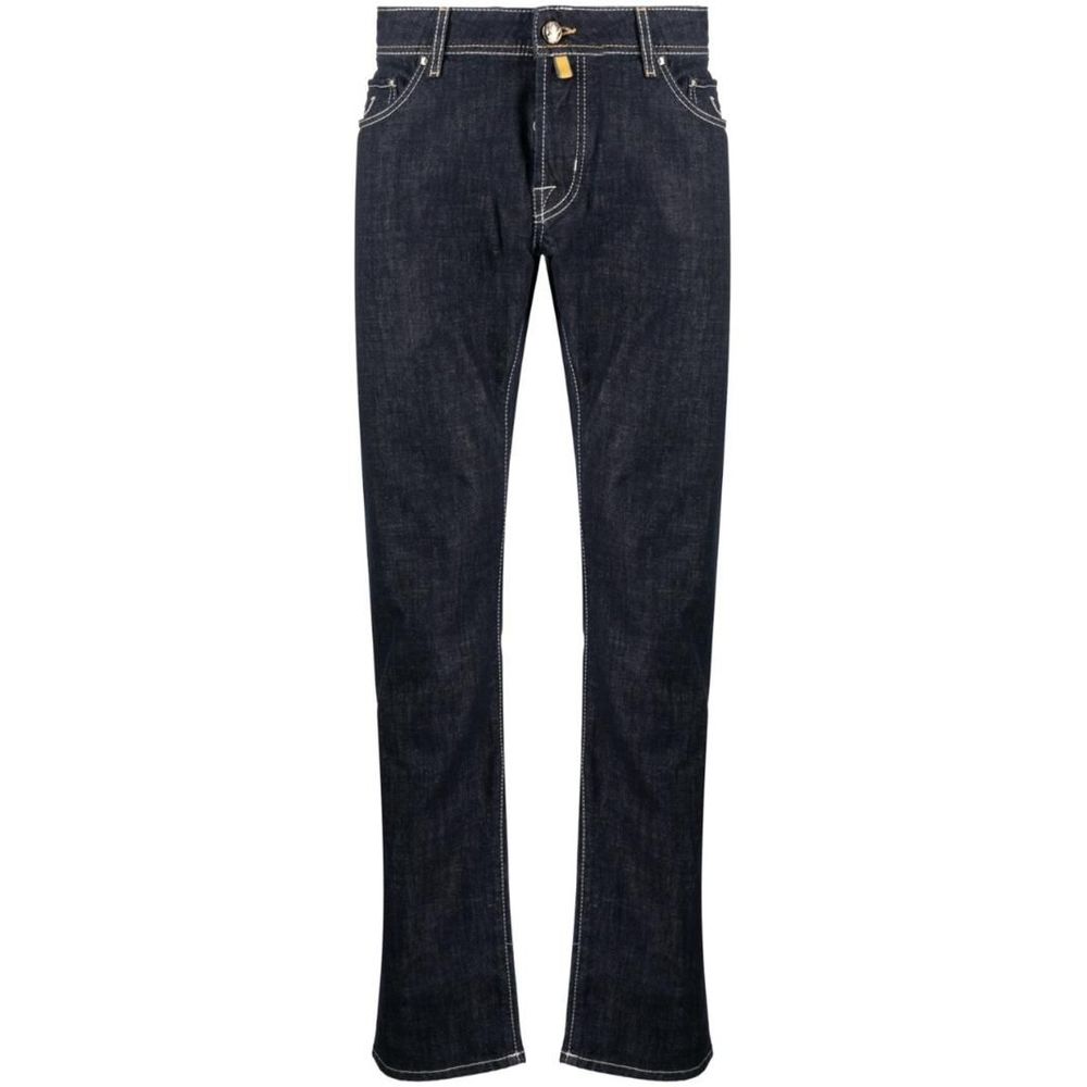 Jacob Cohen Exquisite Slim Fit Donkerblauwe Stretch Jeans