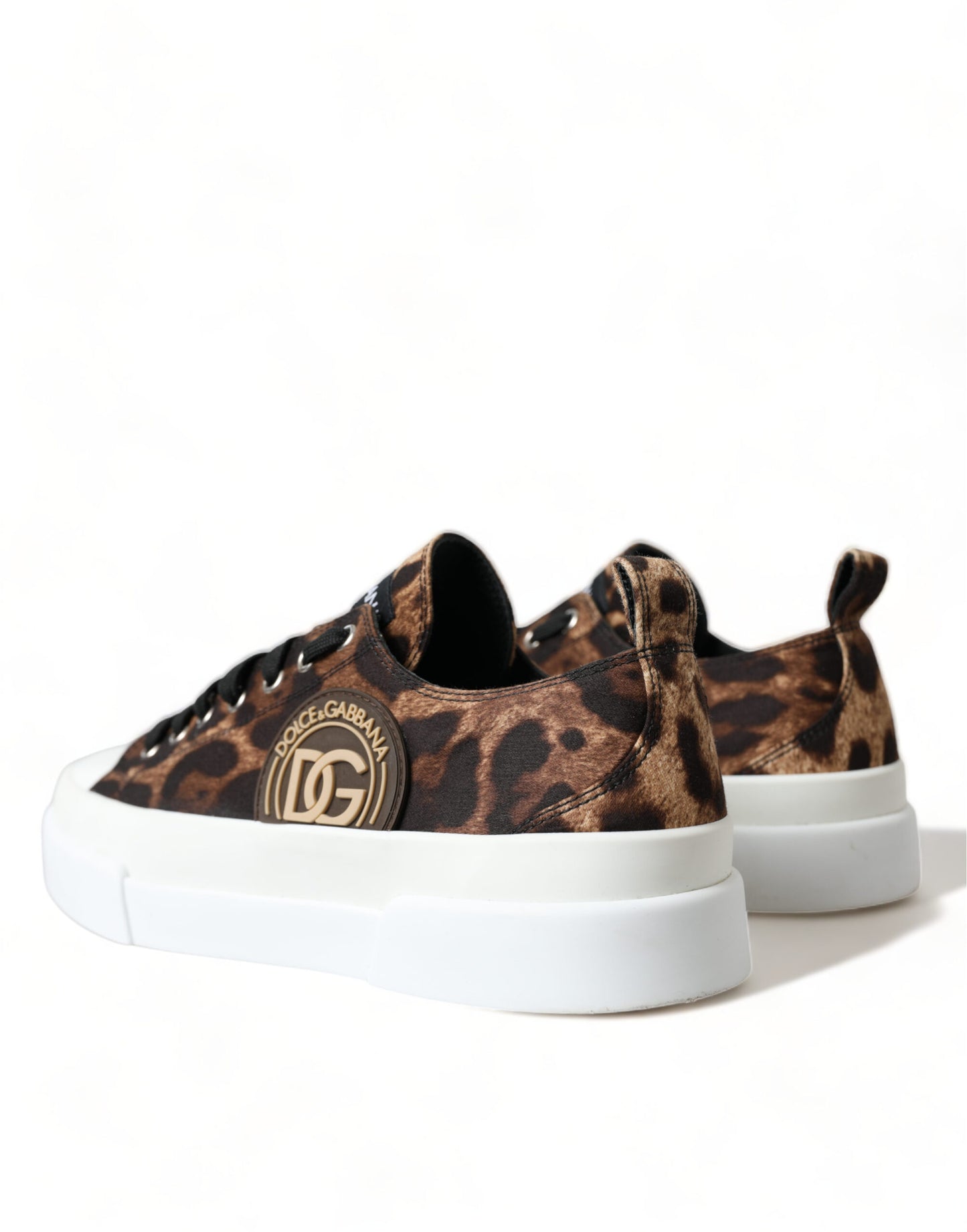 Dolce & Gabbana Elegante Luipaardprint Casual Sneakers