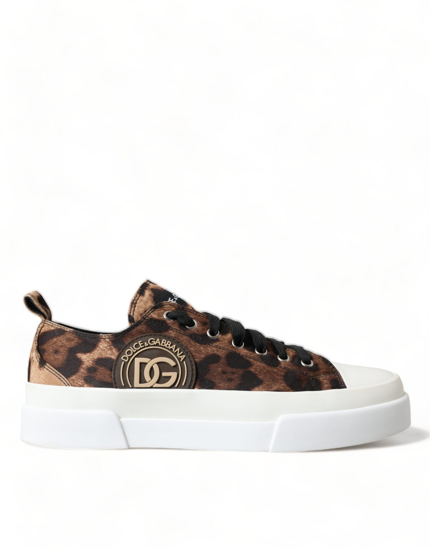 Dolce & Gabbana Elegante Luipaardprint Casual Sneakers