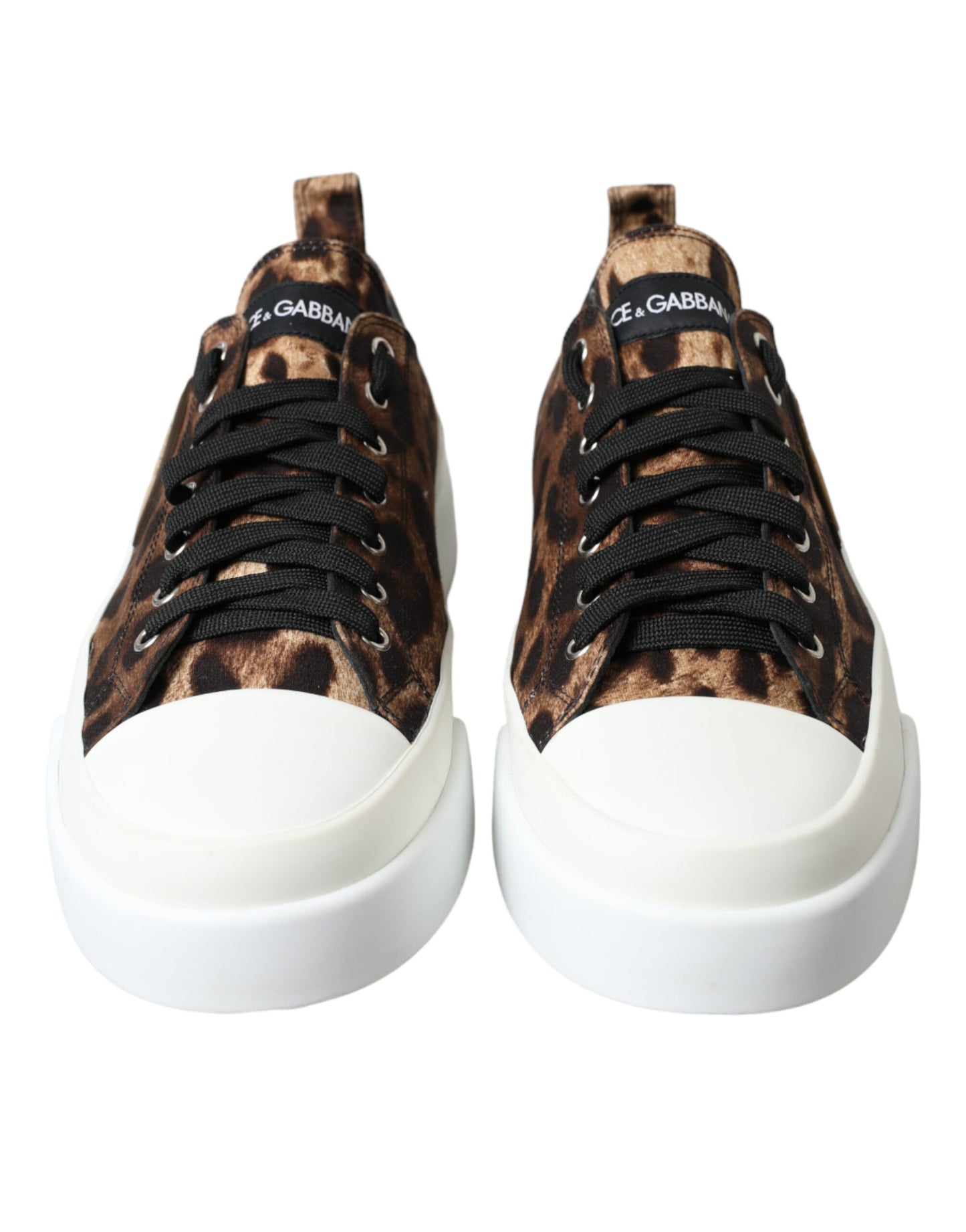 Dolce & Gabbana Elegante Luipaardprint Casual Sneakers