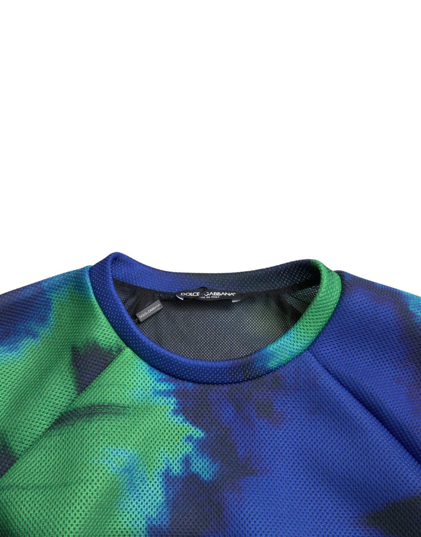 Dolce & Gabbana Multicolor Grafische Ronde Hals Pullover Trui