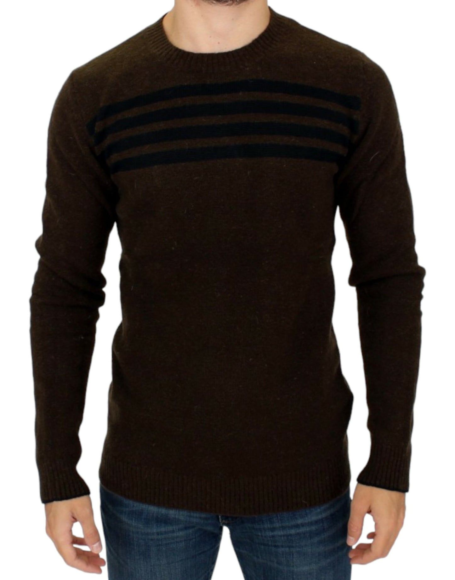 Kostuum Nationaal Elegante Ronde Hals Gestreepte Trui Pullover