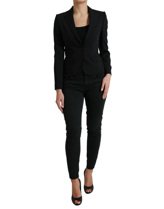 Dolce & Gabbana Chic Wolmix Peak Revers Blazer