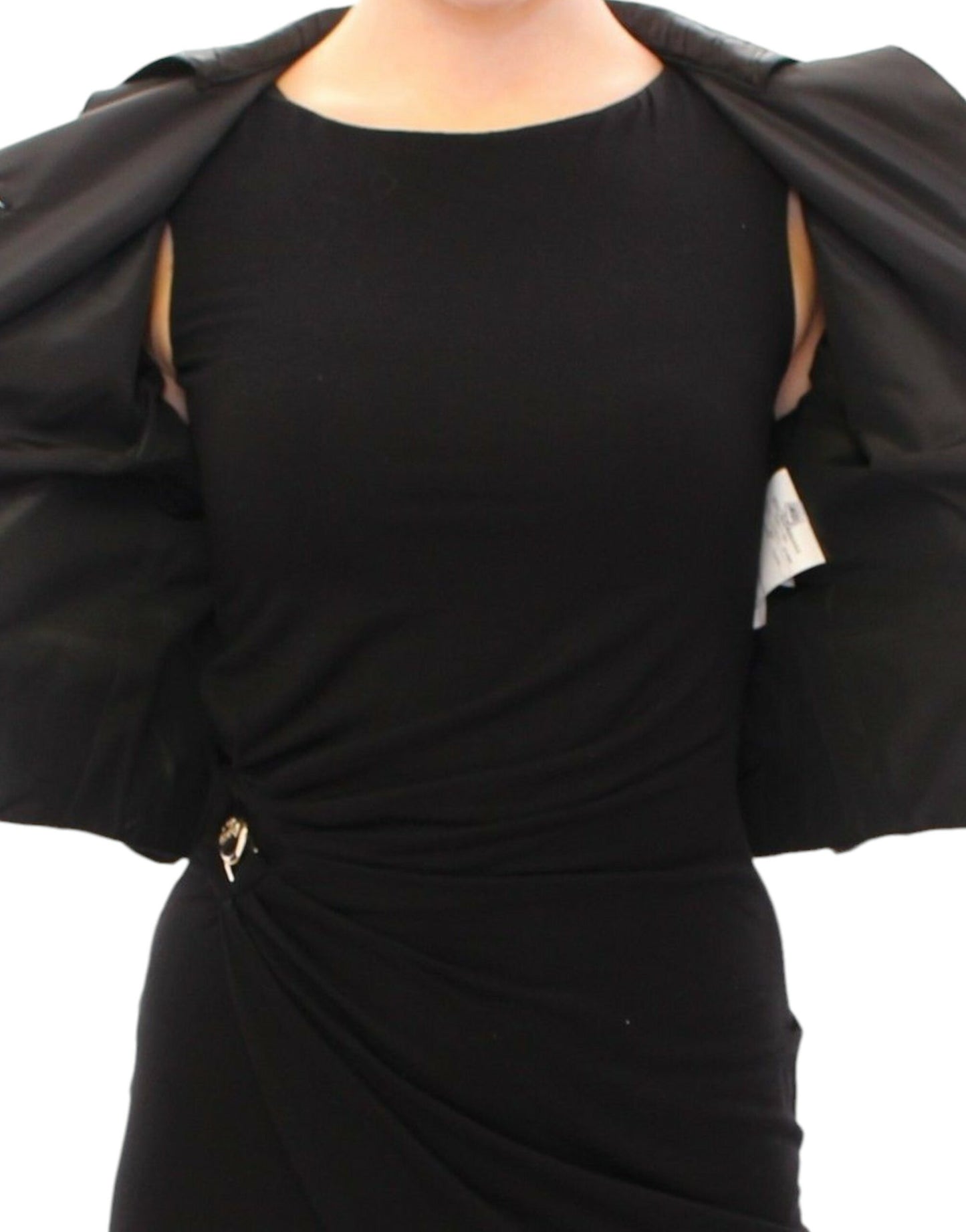 Dolce & Gabbana Elegante Zwarte Bolero Shrug Jas