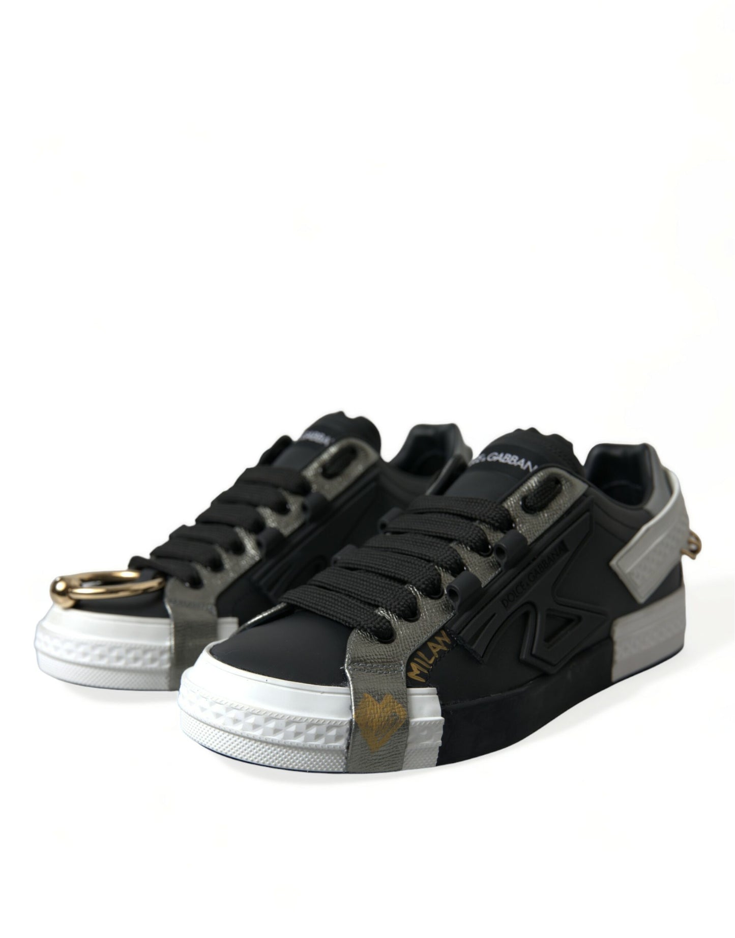 Dolce & Gabbana Elegante Lage Sneakers van Kalfsleer