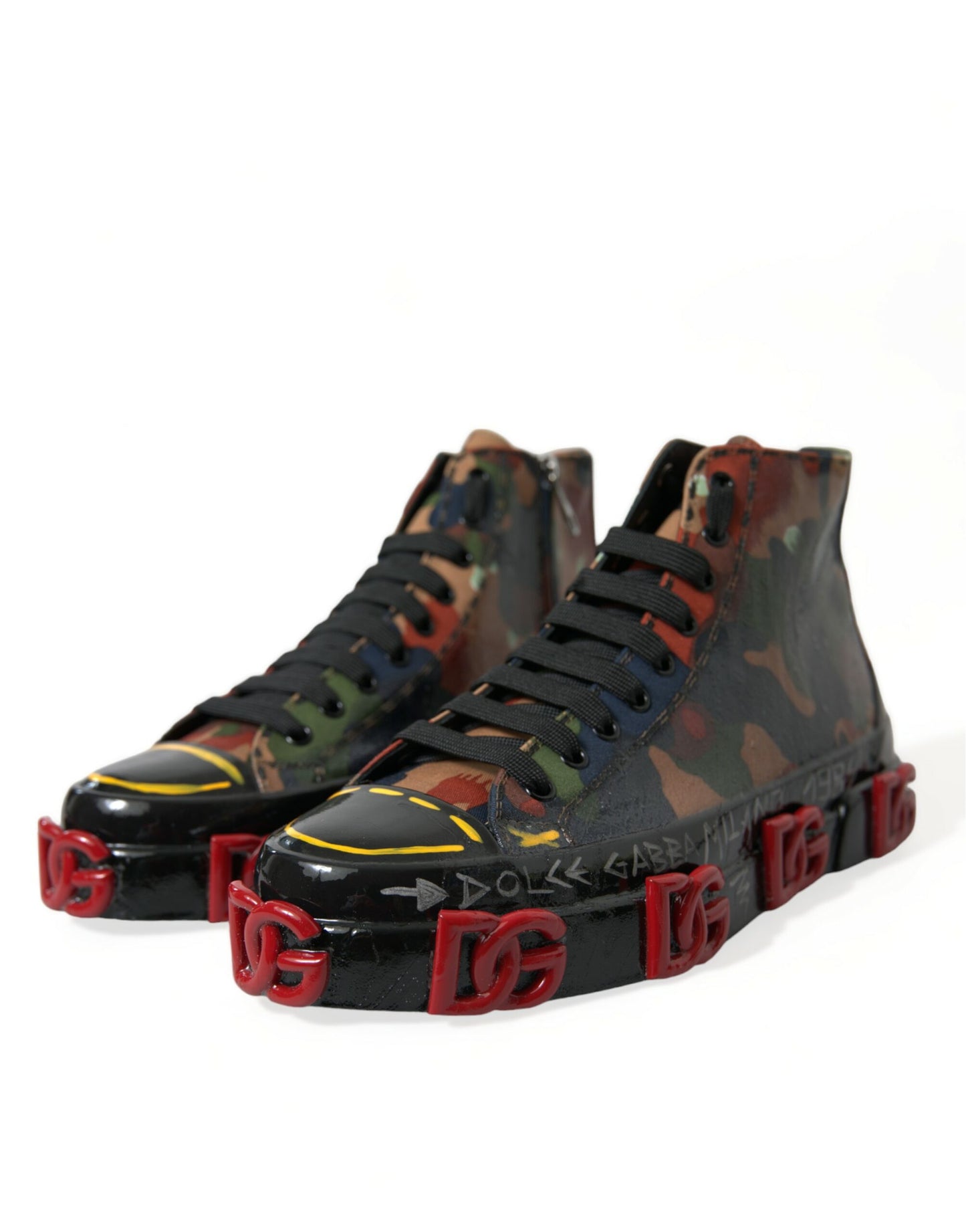 Dolce & Gabbana Chic Multicolor Hoge Sneakers