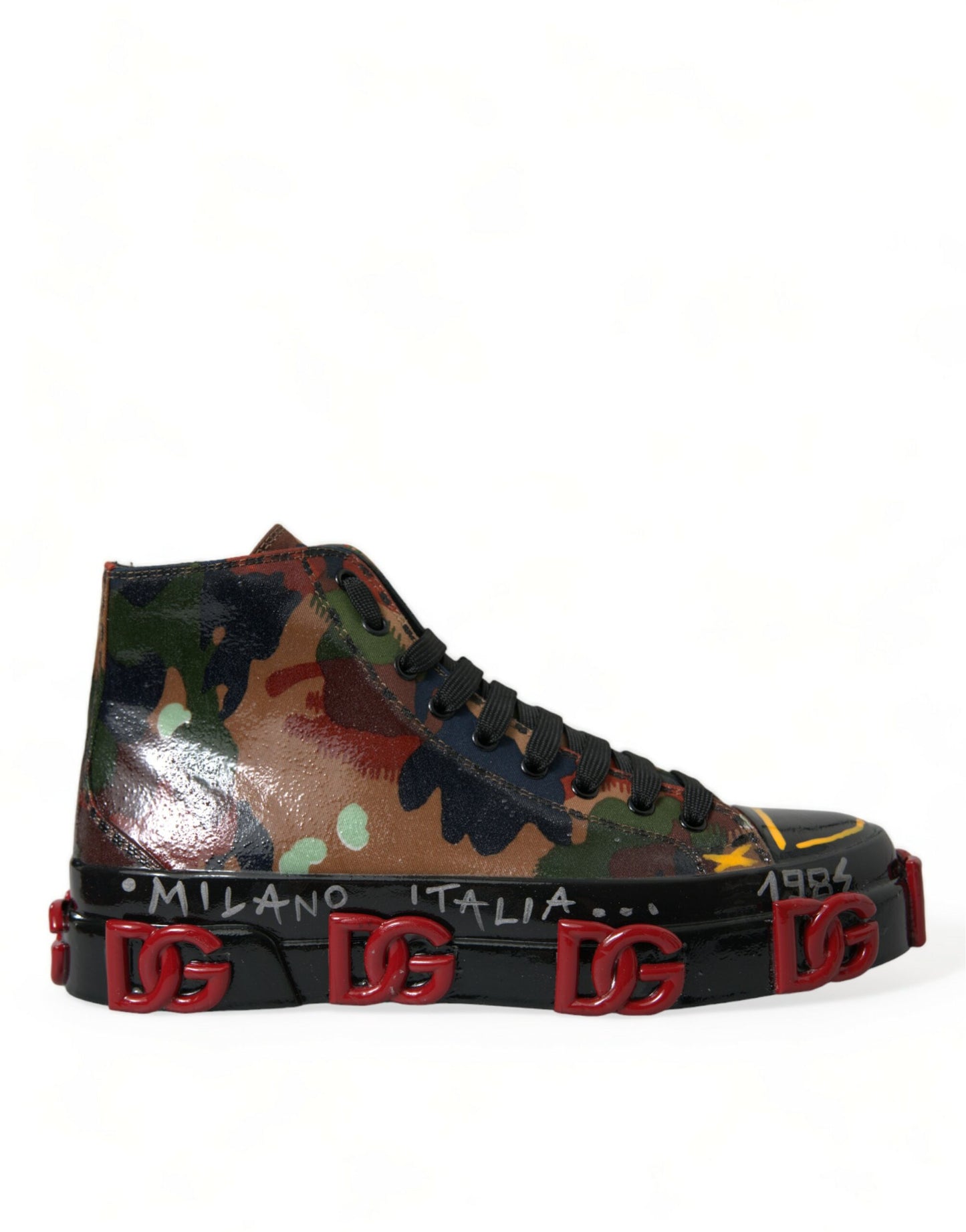 Dolce & Gabbana Chic Multicolor Hoge Sneakers