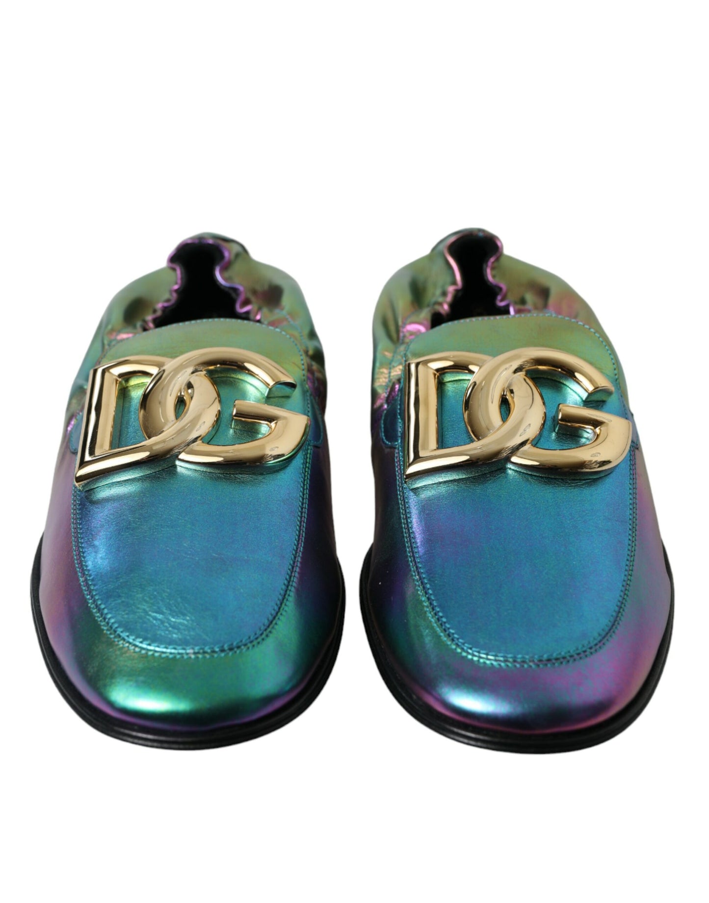 Dolce & Gabbana Elegante Iriserende Loafers voor Heren