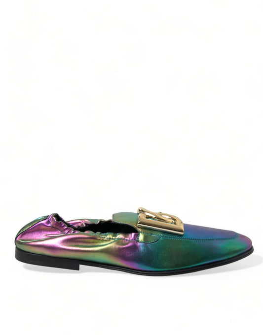 Dolce & Gabbana Elegante Iriserende Loafers voor Heren