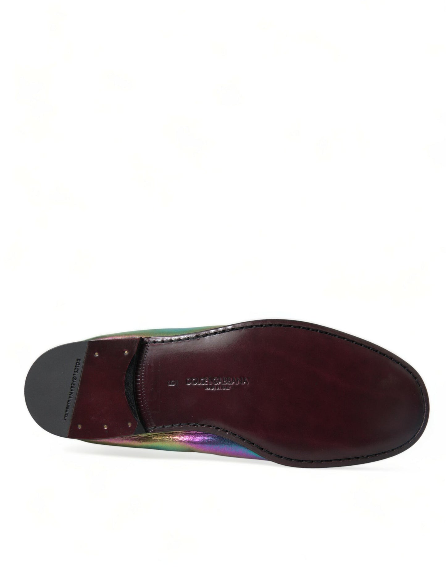 Dolce & Gabbana Elegante Iriserende Loafers voor Heren