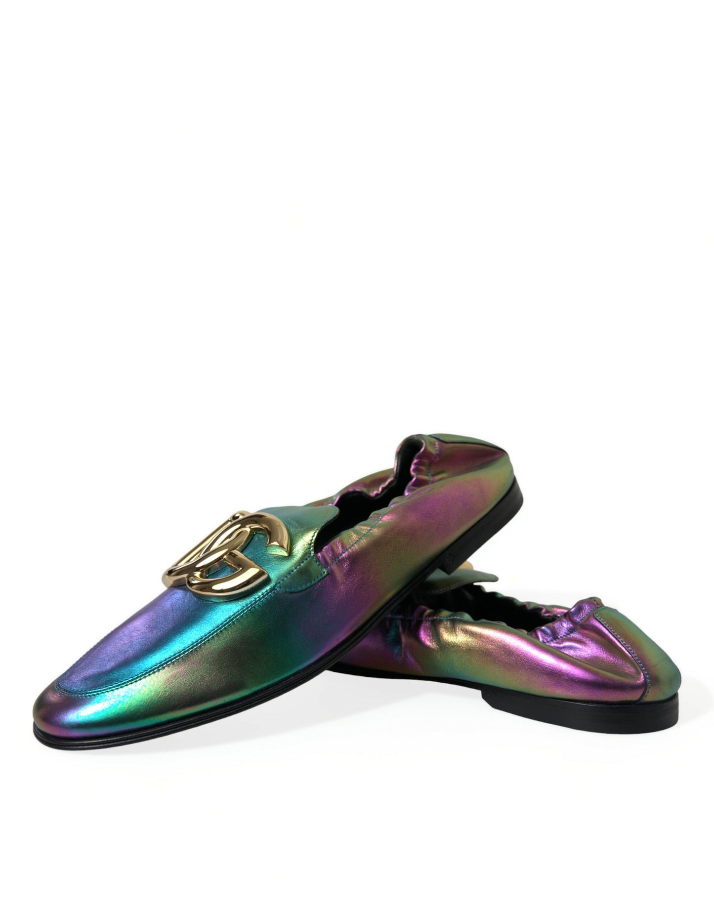 Dolce & Gabbana Elegante Iriserende Loafers voor Heren