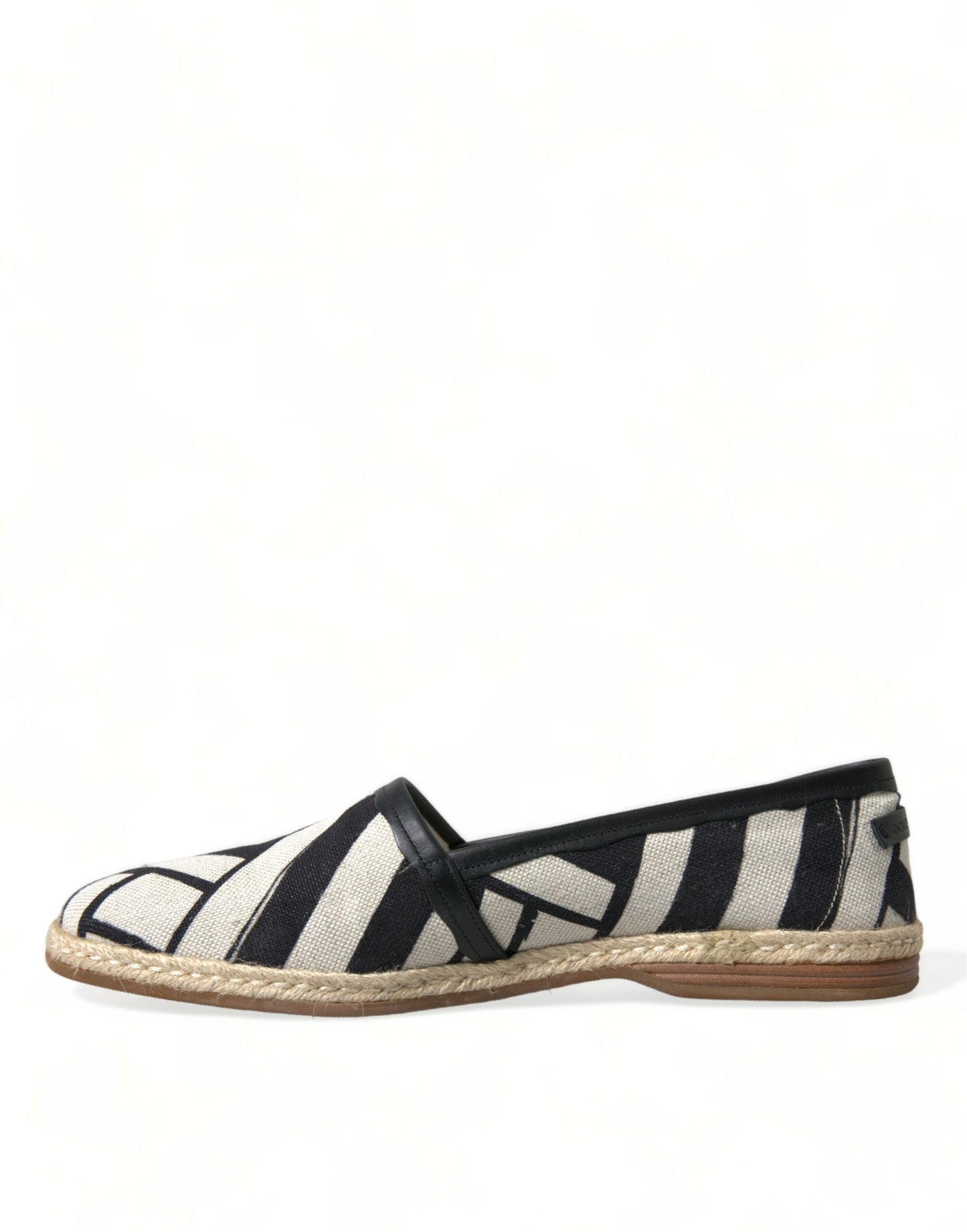 Dolce & Gabbana Chic Gestreepte Canvas Espadrilles