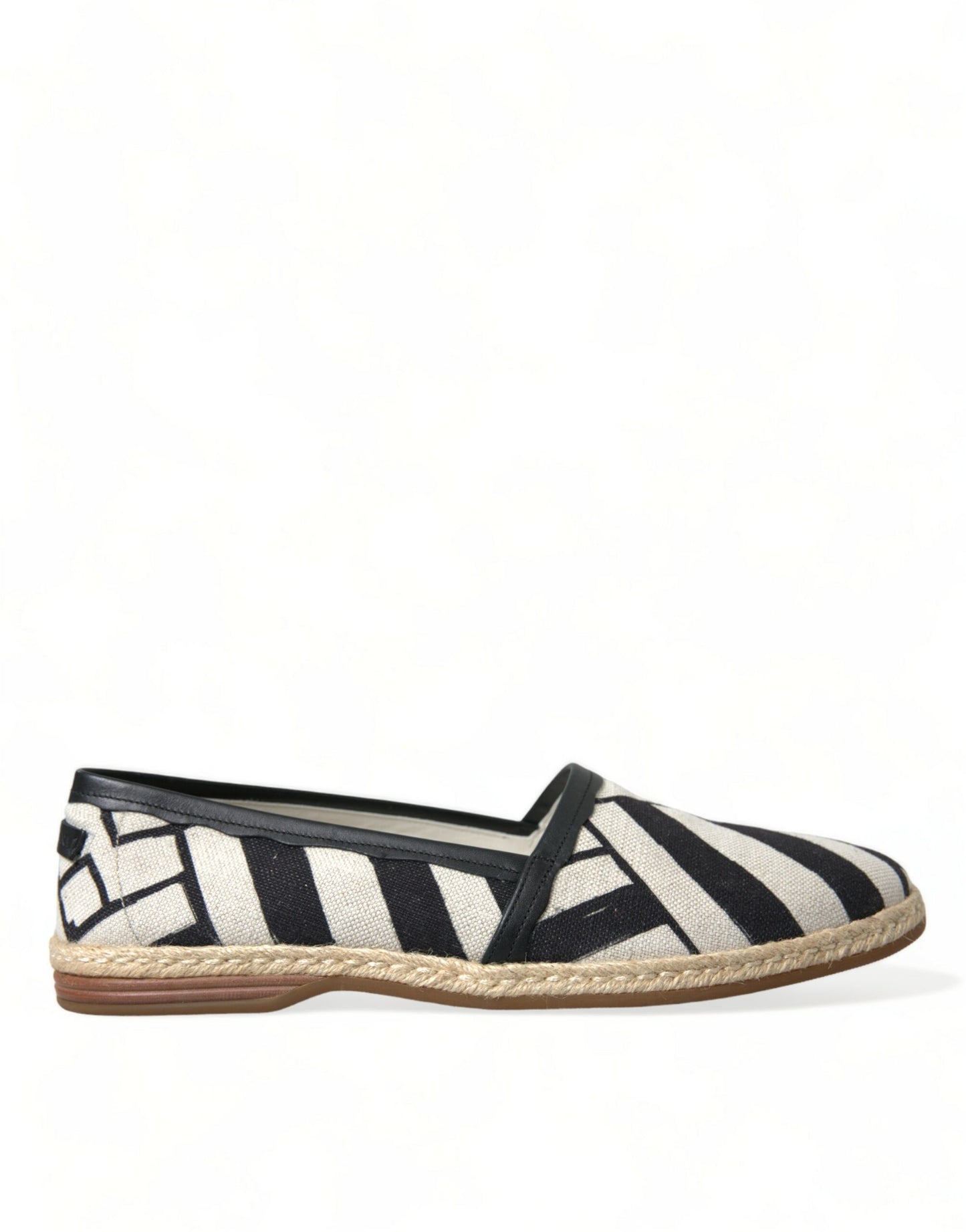 Dolce & Gabbana Chic Gestreepte Canvas Espadrilles