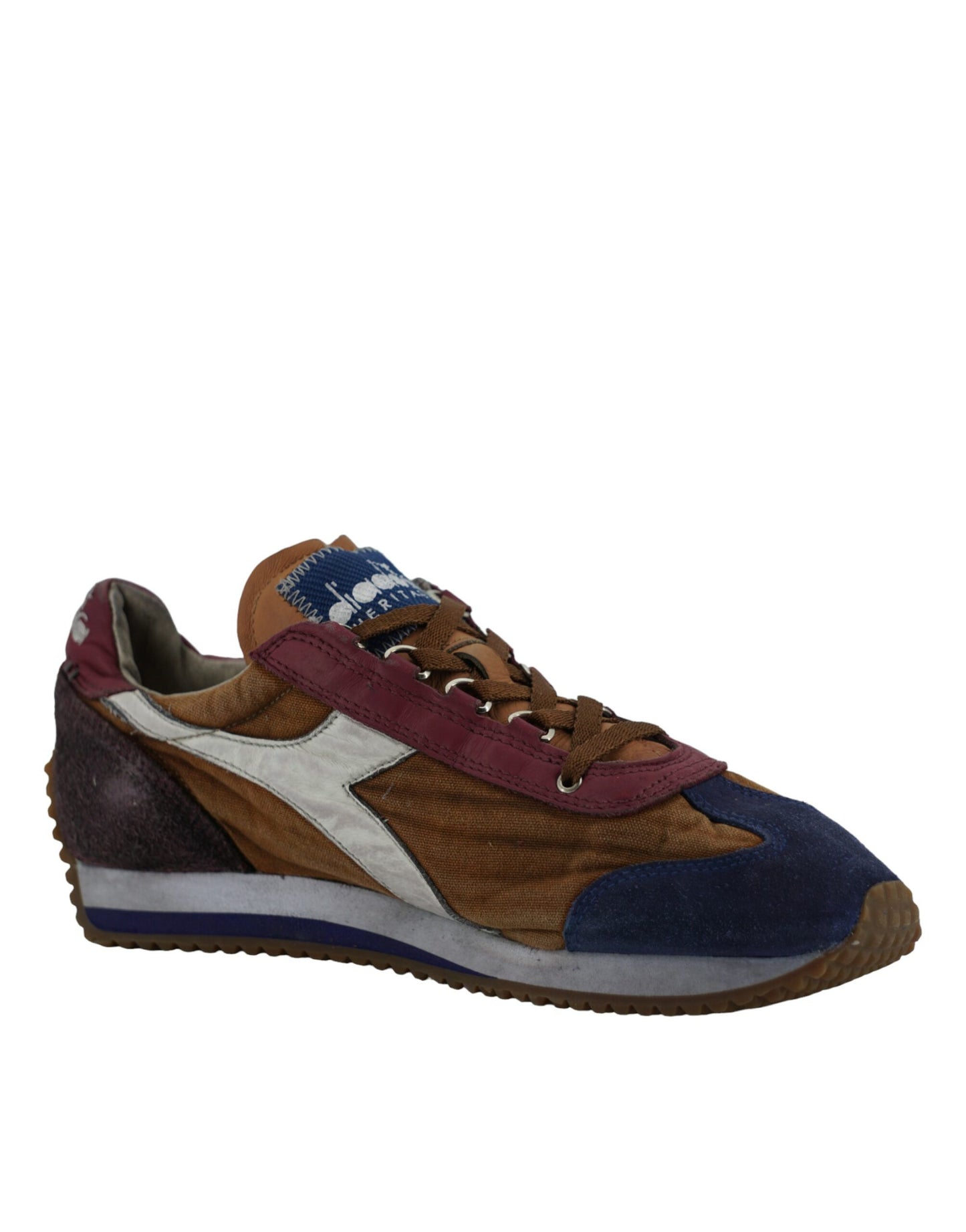 Diadora Equipe H Dirty Stone Wash Evo-sneakers in hazelnoot