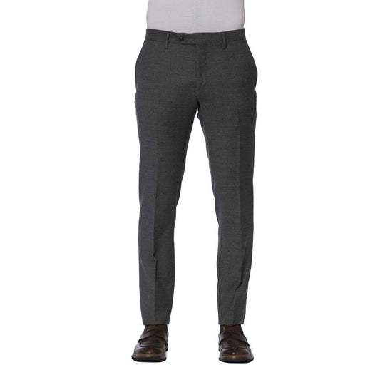 Trussardi Gray Wool Men's Trousers