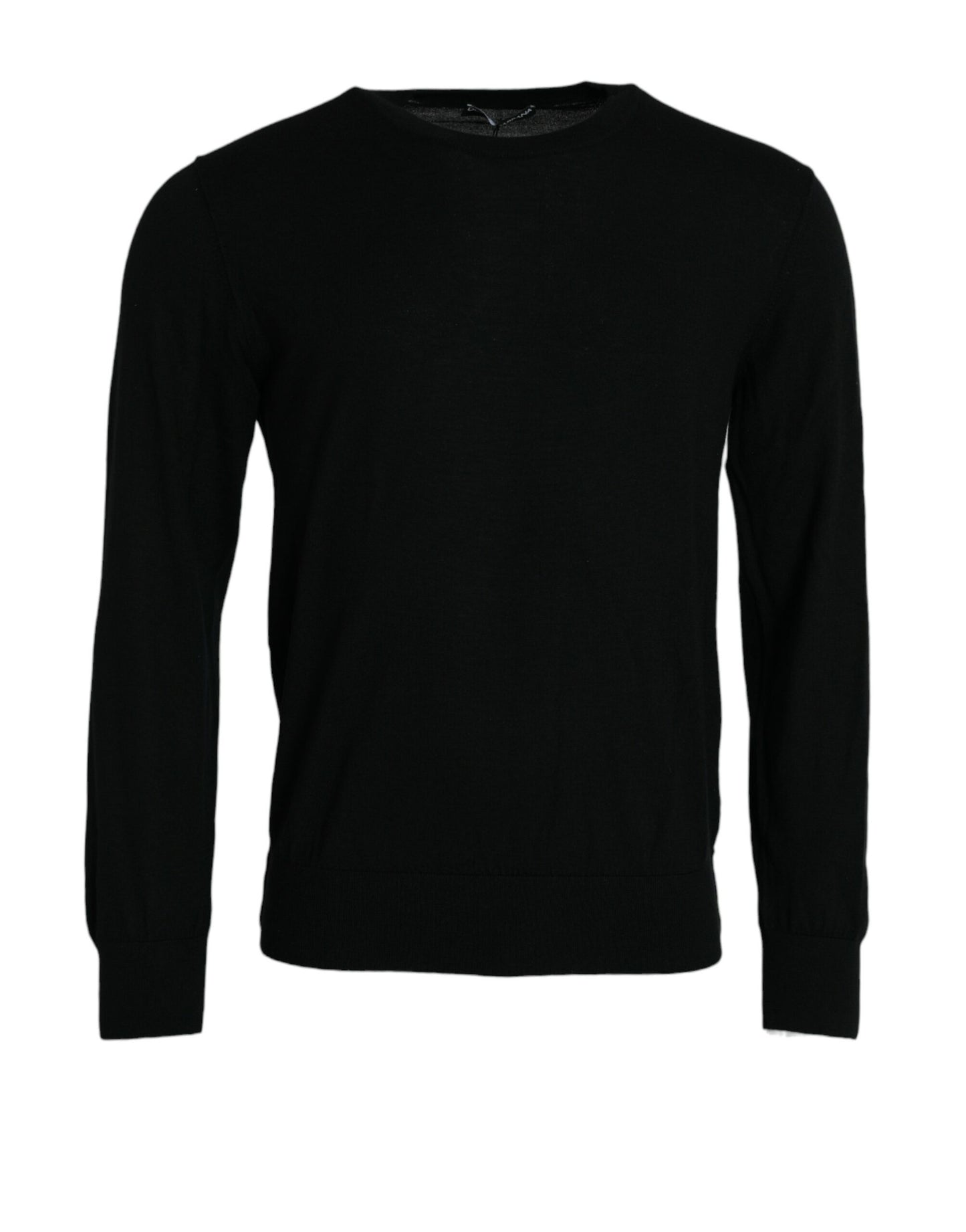 Dolce & Gabbana Elegant Black Cashmere Pullover Sweater