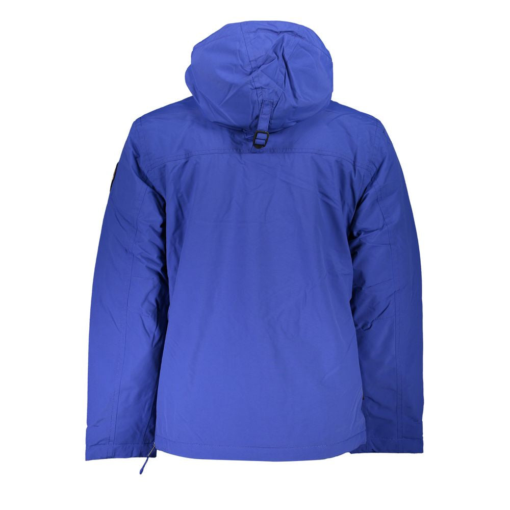 Napapijri blauw polyamide herenjack