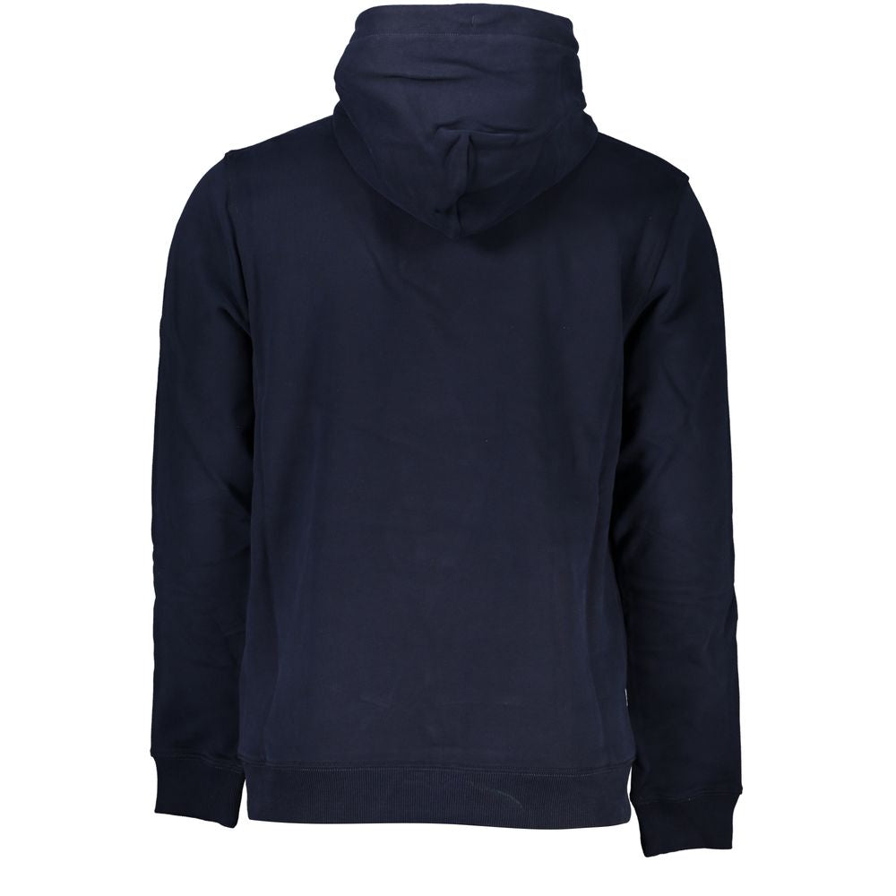 Tommy Hilfiger Chic Blue Hooded Sweatshirt met Logo Detail